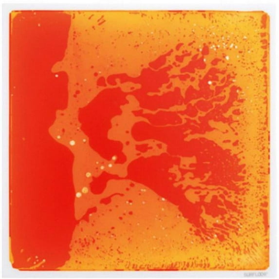 Surfloor Liquid Tile, 19.5 x 19.5 in. - Orange