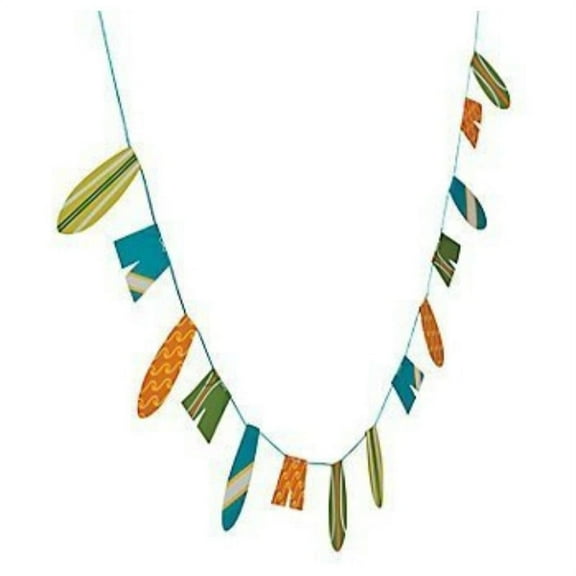 Surfs Up Birthday Garland - Party Decor - 1 Piece