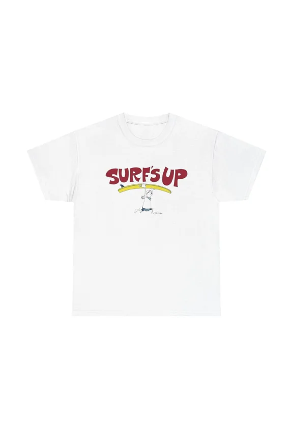 Surfs Up Christmas Vintage Beach Retro Surf Culture Graphic Unisex T-Shirt, up to size 5XL