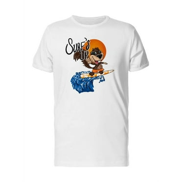 Surfs Up Cool Squirrel T-Shirt Men -Image by Shutterstock, Male x-Large