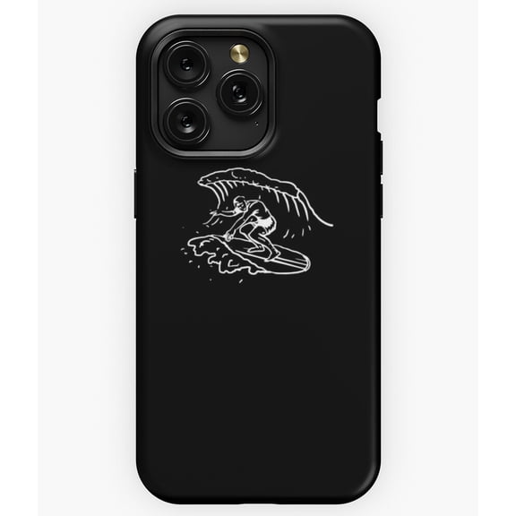 Surfs Up Dude Artwork Graphic Surfing Outdoors A13061 Phone Case for iPhone 11 to 17 Pro Max