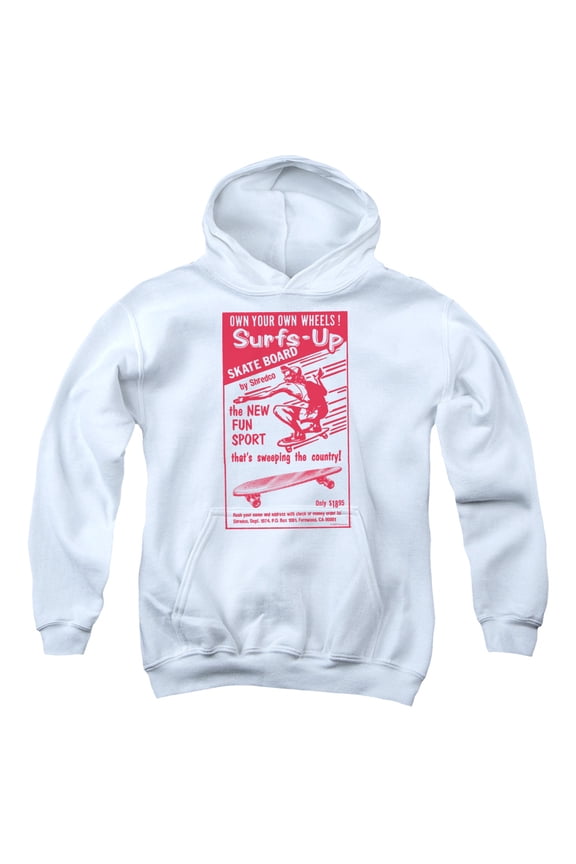 - Surfs Up - Youth Hooded Sweatshirt - Large