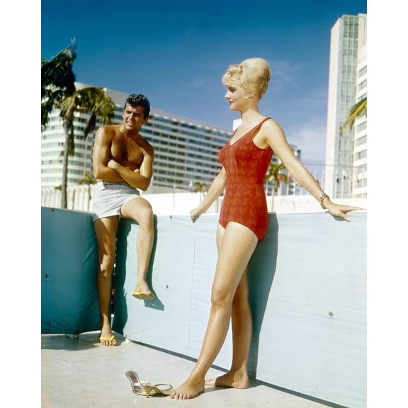 Surfside 6 Van Williams barechested shirtless Miami hotels 24x36 Movie Poster HD Aluminum Wall Art