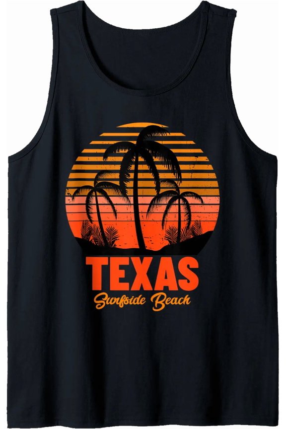 Surfside Beach Texas Tank Top Size S-3XL