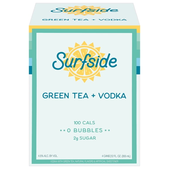 Surfside Green Tea 4 Pack / 12 fl oz