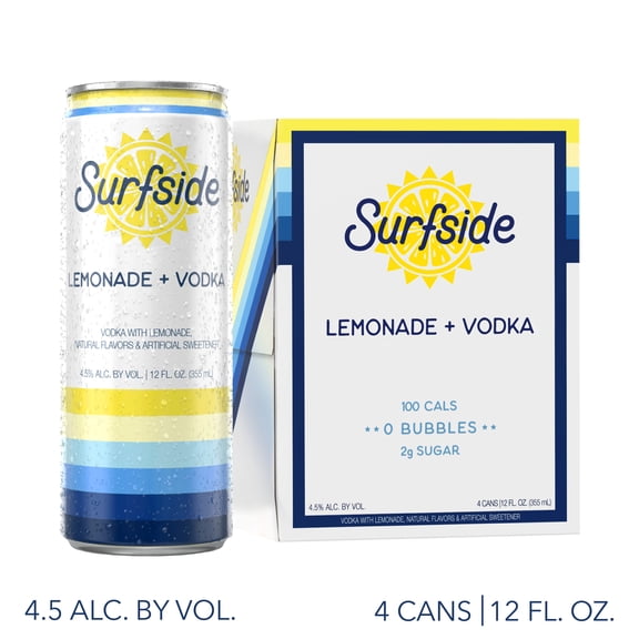 Surfside Lemonade 4 pack / 12 fl oz