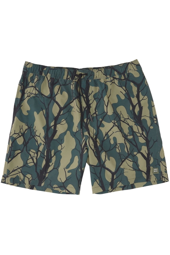 Surftrek Elastic Elasticated Shorts [Olive Camo]