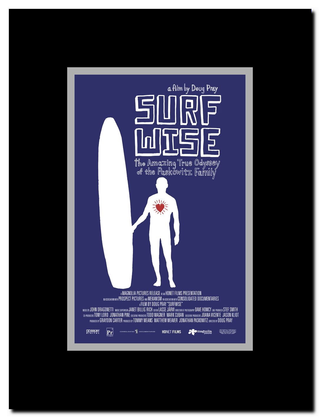Surfwise Framed Movie Poster