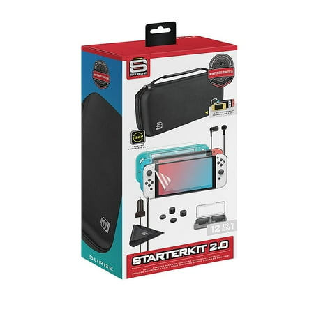 Surge Gaming - 12-in-1 Accessory Starter Pack for Nintendo Switch