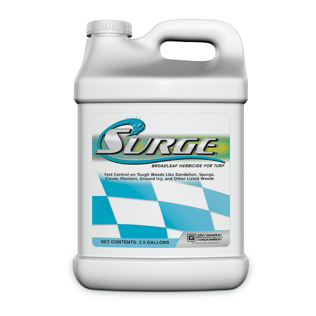Surge Broadleaf Herbicide for Turf - Excellent in Warm or Cool Season Grasses - 2.5 Gallon Jug by PBI Gordon