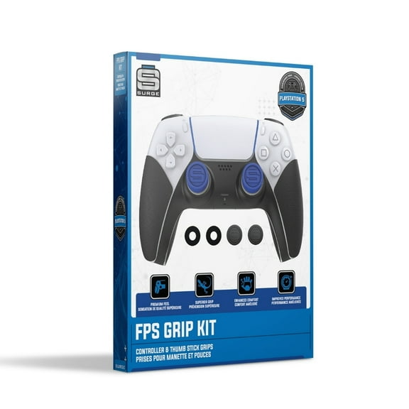 Surge FPS Grip Kit With Precision Aiming Rings for Sony Playstation 5