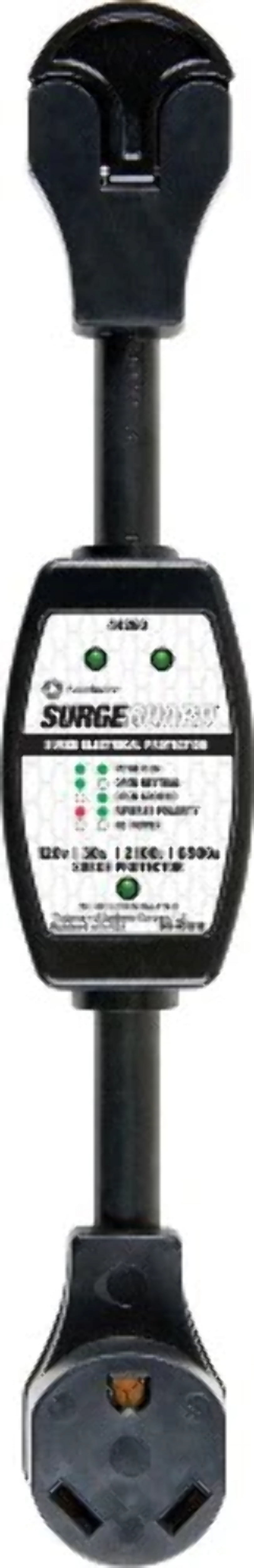 Surge Guard 44260 Power Shore Plug, Portable Surge Protector 30 Amp