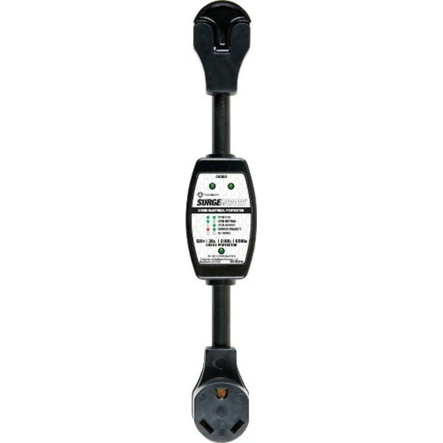 Surge Guard 44260 Power Shore Plug, Portable Surge Protector 30 Amp