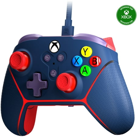 Surge Microwatt Junior Wired Controller Blue for Xbox Series X|S, Xbox One, and Windows