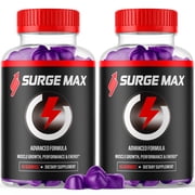 Surge Max Gummies Advanced Formula All Natural Vitamin Supplement SurgeMax 2 Pack