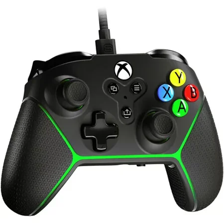 Surge Microwatt Junior Wired Controller Black for Xbox Series X|S, Xbox One, and