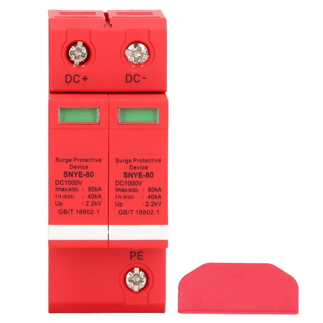 Surge Protective Device 80KA 1000V Voltage Protection Arrester Protector for Distribution Box 2P