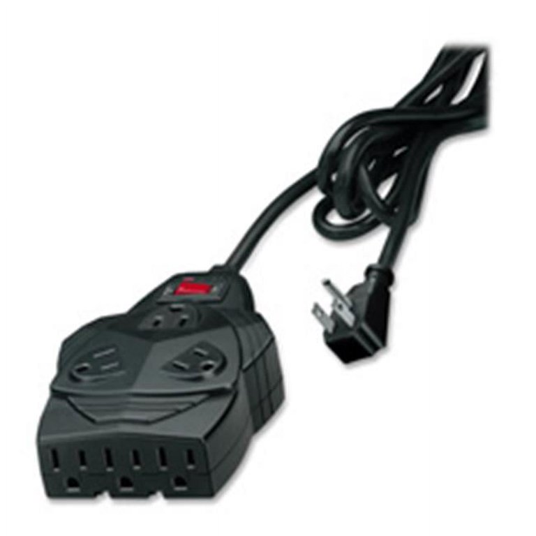 Mighty 8 Surge Protector, 8 AC Outlets, 6 ft Cord, 1,300 J, Black