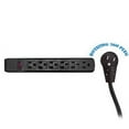 thumbnail image 1 of Surge Protector, Flat Rotating Plug, 6 Outlet, Black Horizontal Outlets, Plastic, Power Cord 15 foot, 1 of 3