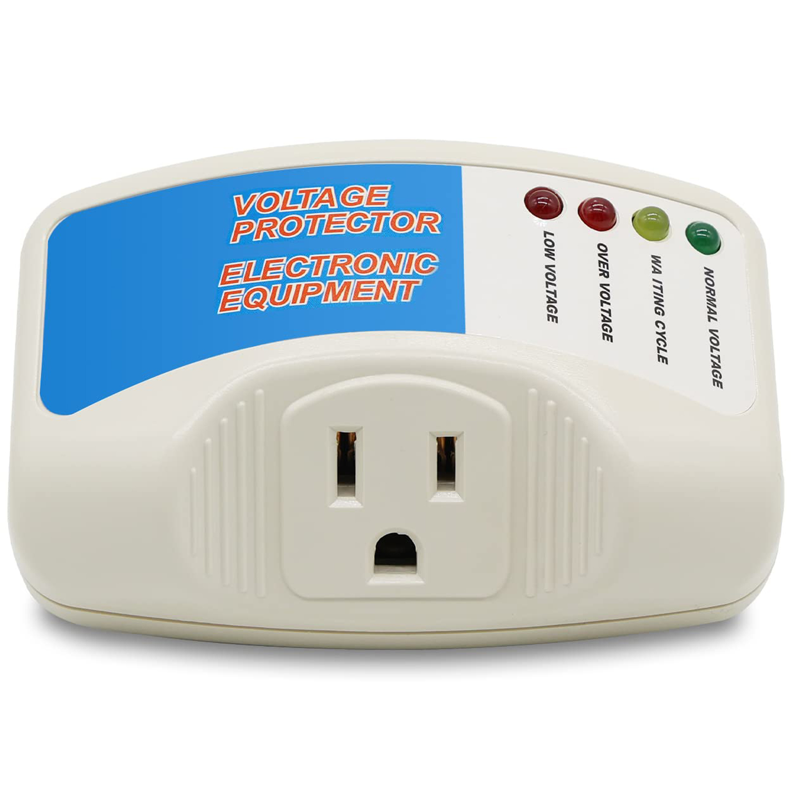 Single Outlet Surge Protector,Power Voltage Protector for Refrigerator Home Appliance, 1875W, 120V 125V, 15A