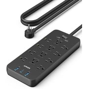 Anker Power Strip Surge Protector (2100J), 12 Outlets with 2 USB A and 1 USB C Port for Multiple Devices, 5ft Extension Cord, 20W Power Delivery Charging for Home, Office, Dorm Essential, TUV Listed