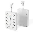 thumbnail image 1 of Surge Protector Power Strip, Chiefway Extension Cord with 11 AC Outlets, 6 USB Ports (2 USBC) & One-Touch Switch, Suitable for Office Home Travel Dorm(White), 1 of 5