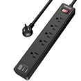 thumbnail image 1 of Surge Protector Power Strip with 5 AC Outlets and 3 USB Ports (1 USB-C), 1680J Surge Protection, Compact Design for Home and Office Use, 1 of 6