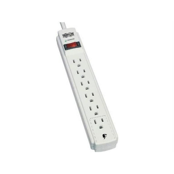 Surge Protector - White - 6 ft Cord