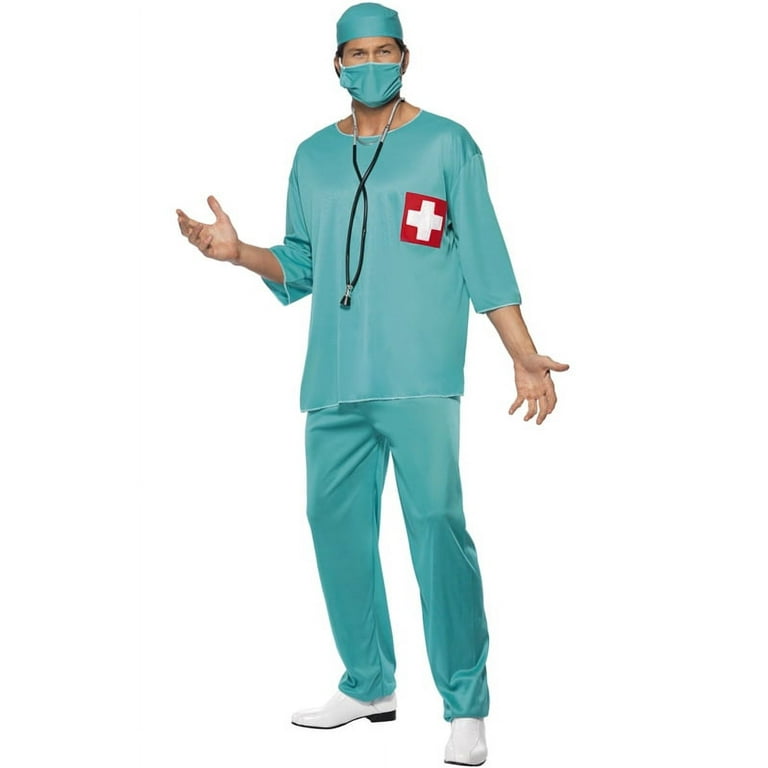 Surgeon Costume Adult Green Surgeon Costume Adult Green