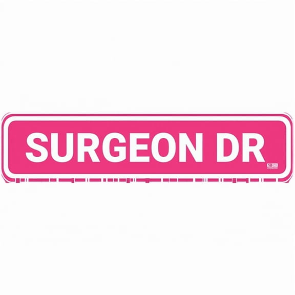 "Surgeon Dr" Tin Sign - 16x4 Inches Career Pride Decor for Wall, Great for Office, Clinic, Bedroom | unique wall decor, vintage decor for home, mens wall decor