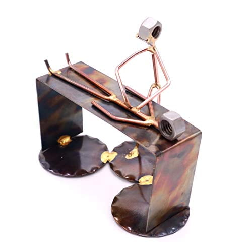 Surgeon - Handmade Metal Figurine - Hand Welded Metal Art and Recycled Metal Sculptures - Unique Desk Accessories, Medical Office Decor, & Doctor Gift - Made in The USA