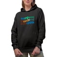 thumbnail image 1 of Surgeon Limited Edition, Medical Profession Themed, Groovy Retro Wavy Text Merch Gift, Black Hooded Sweatshirt or Hoodie, Small, 1 of 5