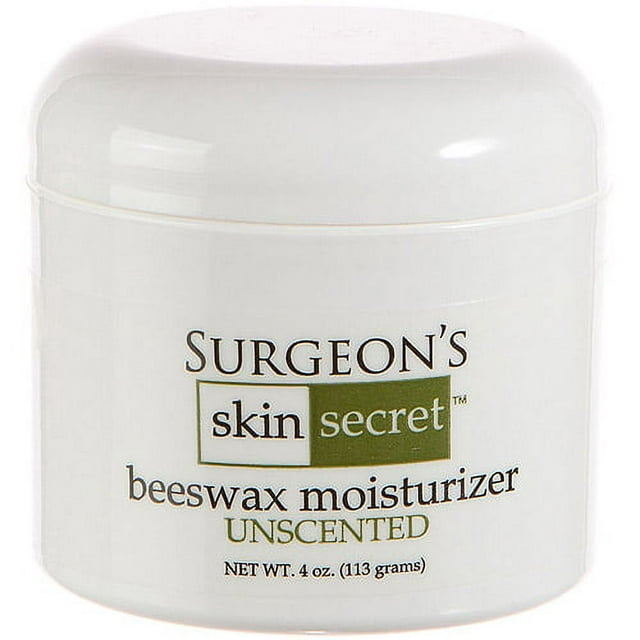 Surgeon's Skin Secret Natural Beeswax Moisturizer, Unscented, 4 Ounce