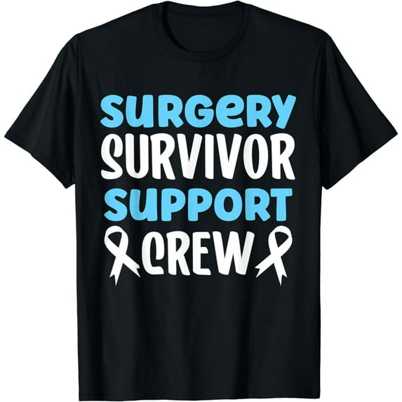 Surgery Survivor Support Crew Brain Surgery Aneurysm Tumor T-Shirt