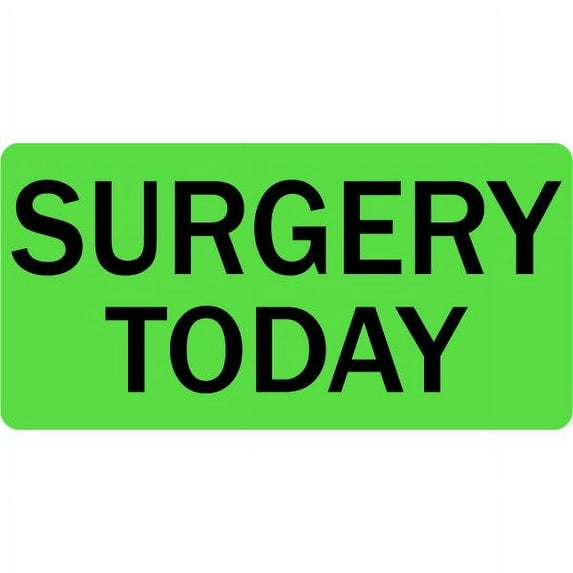 Surgery Today Veterinary Labels
