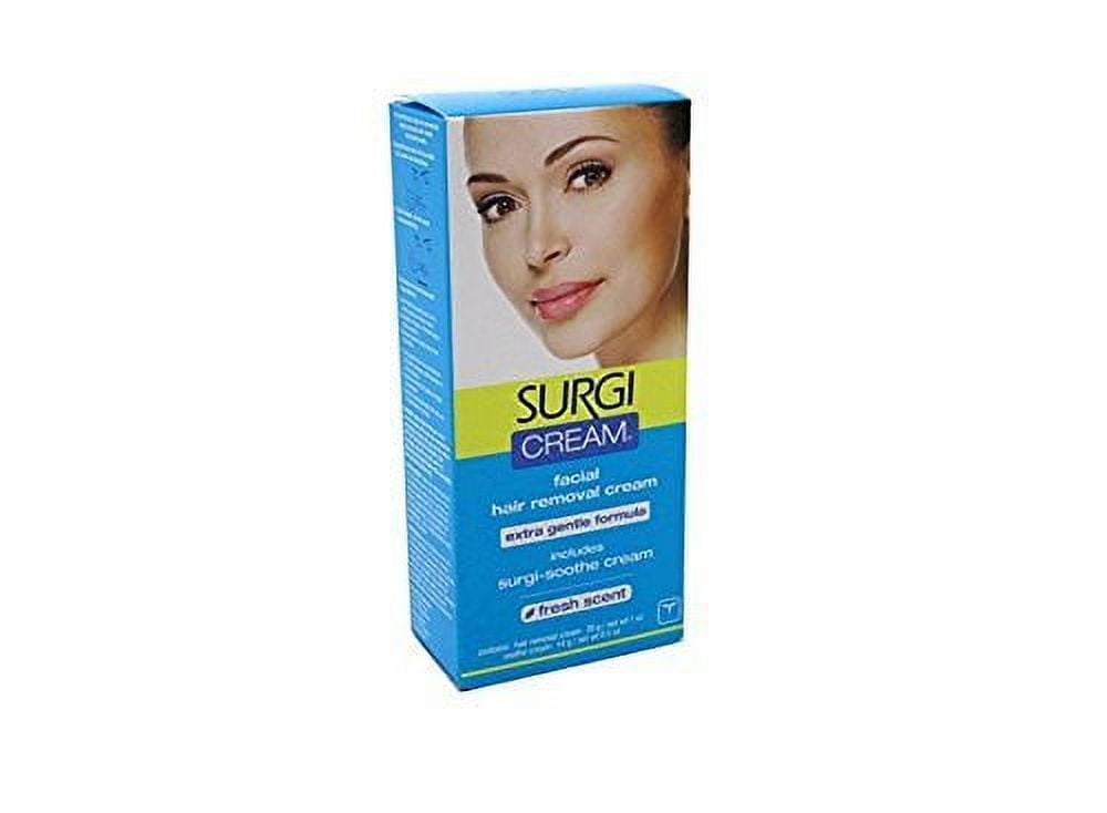 Surgi Cream Hair Remover Face Extra Gentle 1oz Fresh Scent by Surgi