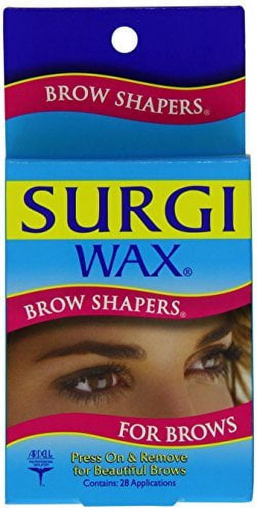 SurgiWax Brow Shapers For Brows, 28 Strips by Surgiwax