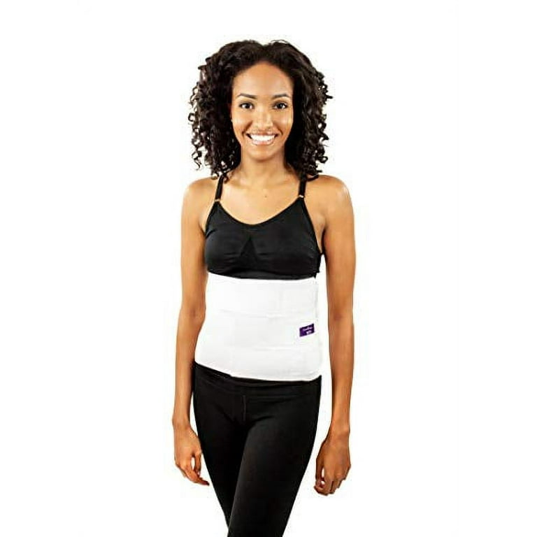 Surgical Abdominal Binder Compression Wrap - Adjustable Binder 9? - Used as  a Post Surgery Recovery, Postpartum Belly Wrap, C-Section Recovery Belly  Band or Elastic Waist Trainer (by Contour 
