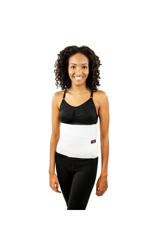 Surgical Abdominal Binder Compression Wrap - Adjustable Binder 9-Inch - Post Surgery Recovery, Postpartum Belly Wrap, C-Section Recovery Belly Band or Elastic Waist Trainer (by ContourMD)
