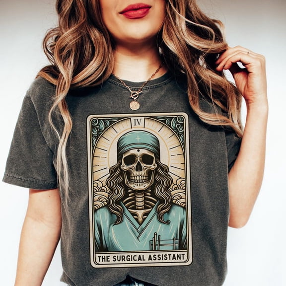 Surgical Assistant Tarot Card Nurse Appreciation Variant 2 T-Shirt