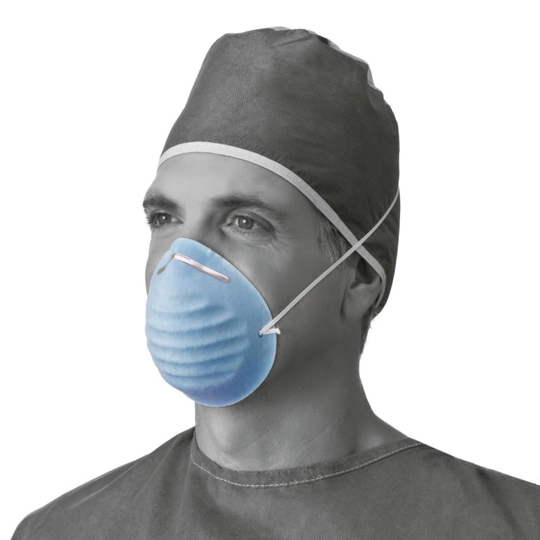 Surgical Cone-Style Face Mask,Blue - Walmart.com