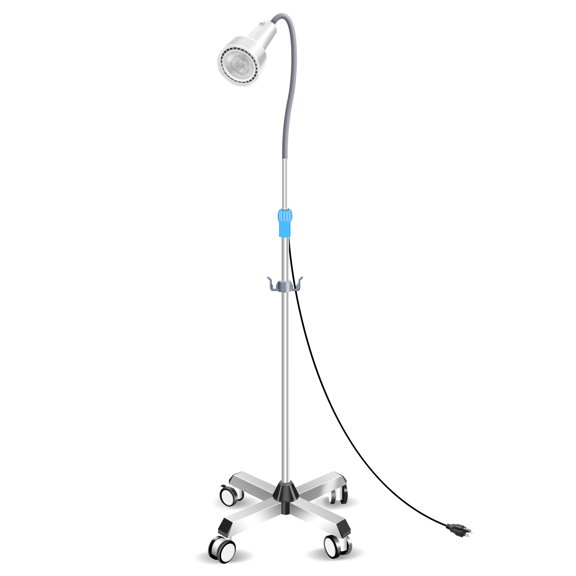 28w Surgical Examination Light Floor Stand Type Lamp 360 Rotating LED Pure White Light