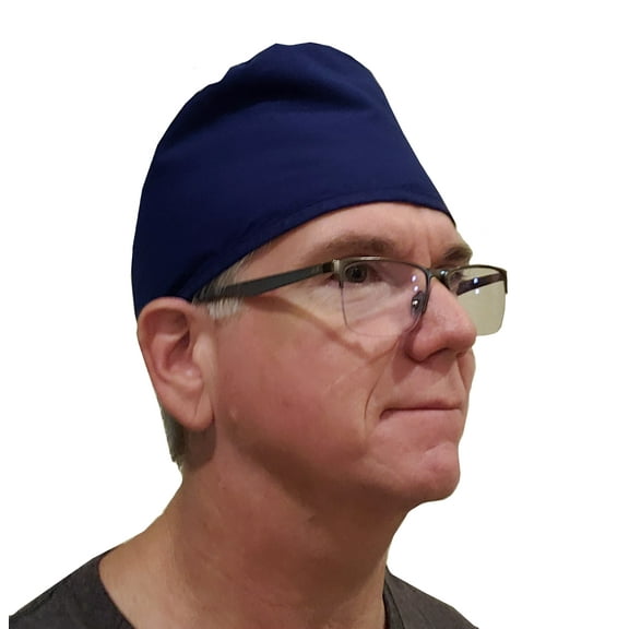 Surgical Scrub Cap Hat Solid Color, Royal Blue