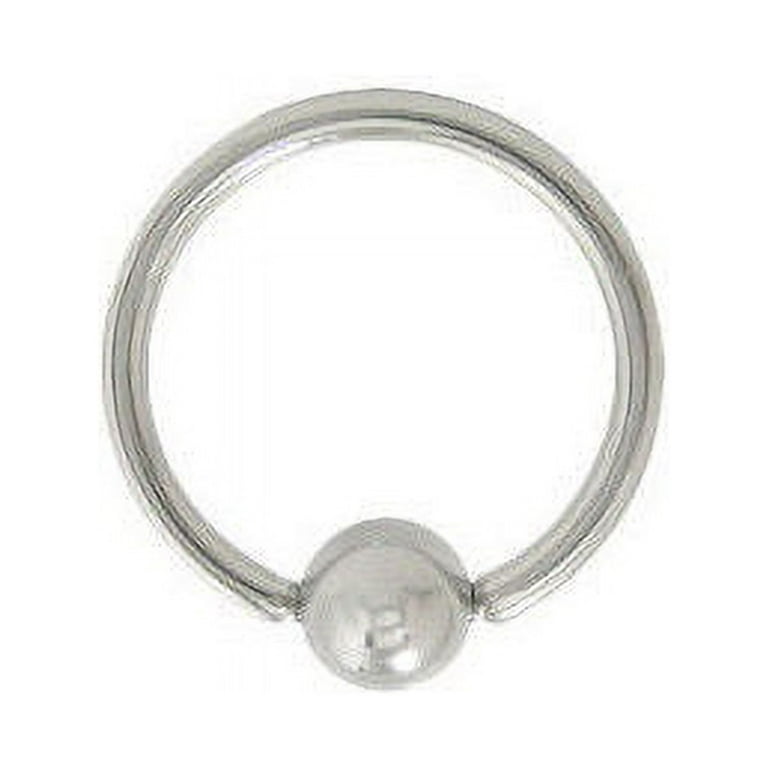 Surgical steel deals captive bead rings