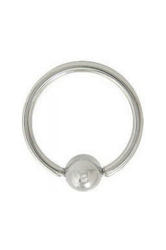 Surgical Steel 16G Captive Bead Ring - 12mm or 8mm Length