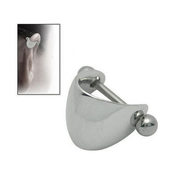 Surgical Steel Cartilage Earring Shield
