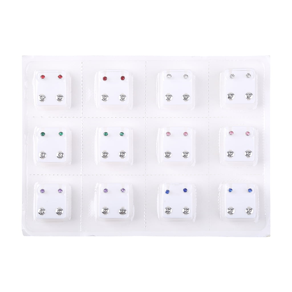 No Pain Professional Safety Ear Piercing Plug Stud Earrings Tool