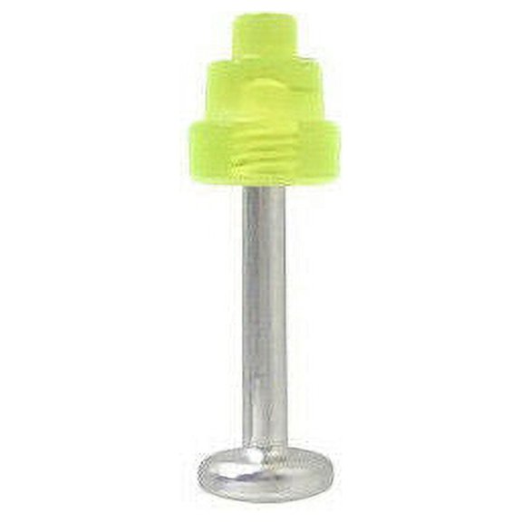 Surgical Steel Labret with Yellow UV Acrylic Bead