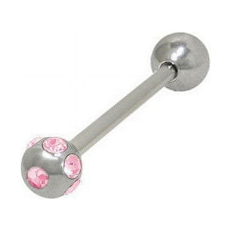 316L Surgical Steel High Polished Multi Use Straight Barbell Ring with Ball Ends 316L Surgical Steel High Polished Multi Use Straight Barbell Ring with Ball Ends