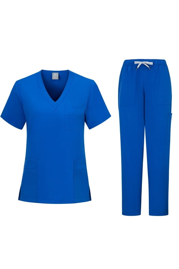 Surgical Uniform Men's Scrub Suit Medical Nurse Beauty Salon Work Clothes Clinical Short-sleeved Hand Washing Clothes Wholesale